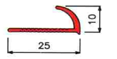 คิ้วกระเบื้อง pvc